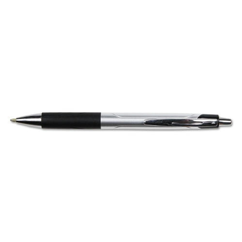 Universal UNV15540 1 mm Comfort Grip Retractable Medium Ballpoint Pen - Black (1 Dozen)
