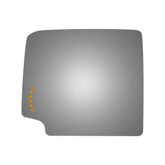 Burco Side View Mirror Replacement Glass - Clear Glass - 4622S