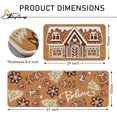 thumbnail image 2 of Christmas Gingerbread House Kitchen Rugs Set of 2, Xmas Gingerbread Man Believe Kitchen Mats Decor, Funny Holiday Farmhouse Floor Door Mat Home Decorations - 17x29 and 17x47 Inch, 2 of 6