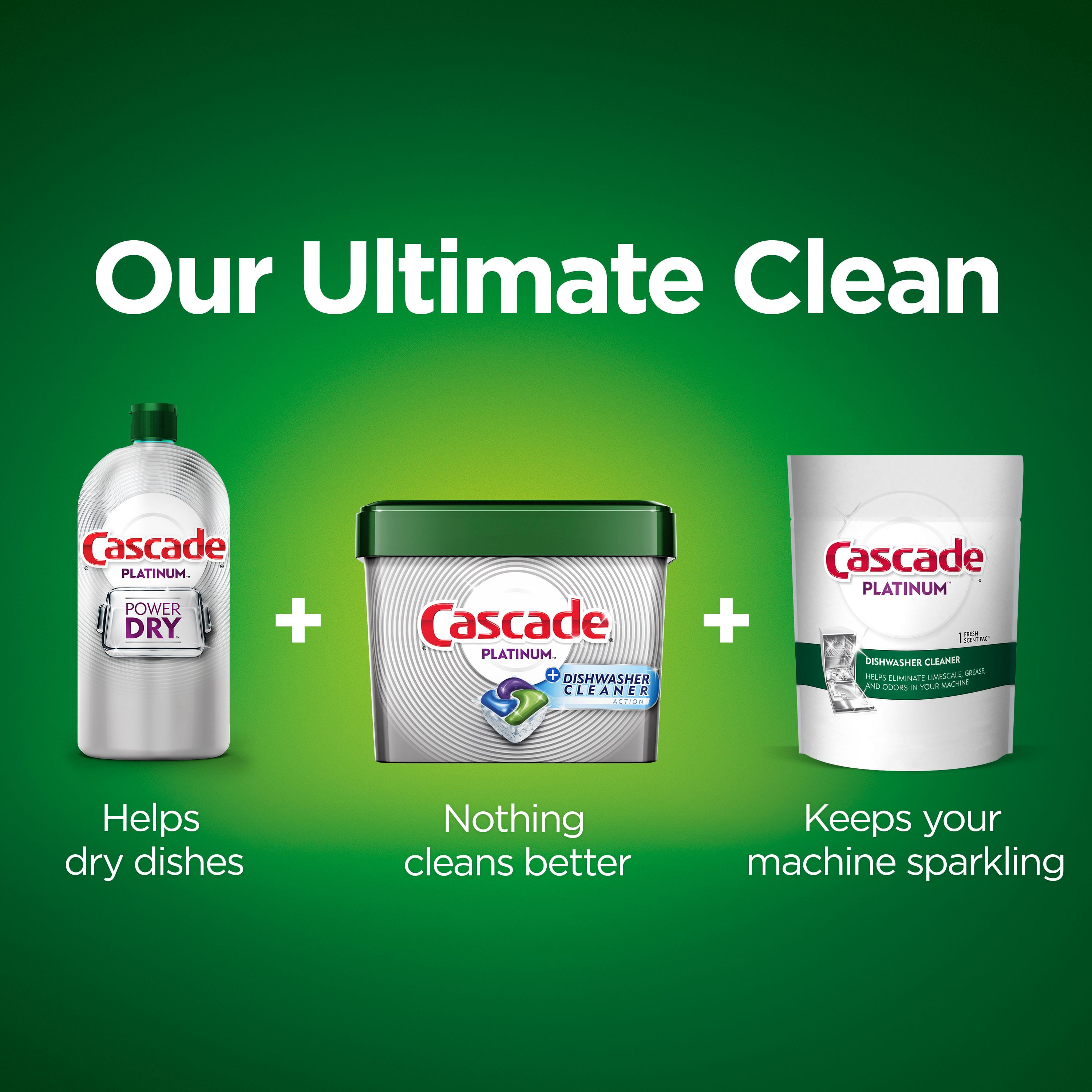 Cascade Complete ActionPacs, Dishwasher Detergent, Fresh Scent, 48