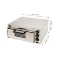 thumbnail image 2 of 1800W Countertop Microwave Ovens, Pizza Oven with Stainless Steel Heating Elements, 5.3 Gallon Capacity Single Layer Oven for Baking Pizza, 2 of 10