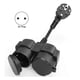 thumbnail image 3 of Double Plug for Socket, Extension Cable with 2 Schuko Sockets, Multiple Socket Outdoor, 16 A / 250 V,EU Plug, 3 of 5