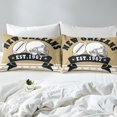 thumbnail image 4 of Football City Sheet Set Football Lovers Sports Game Bed Sheets Set, Rugby Sports Decor Sheets, American Football Cool Sports Bedding Set Queen With 2 Pillowcases (New Orleans), 4 of 6
