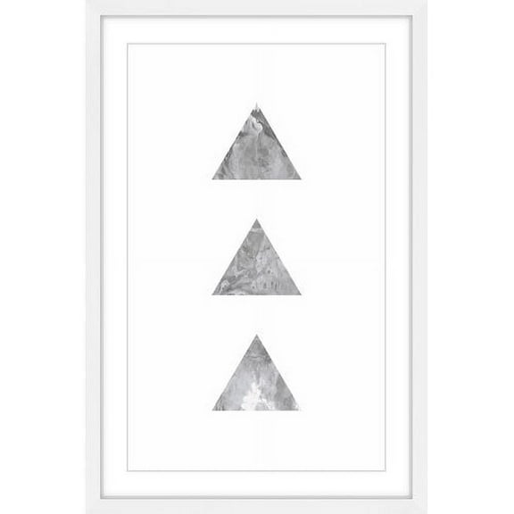 Marmont Hill "Tri" by Bryon White Framed Painting Print