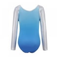 thumbnail image 3 of Girls Ballet Leotard Dancewear, Sparkly Long Sleeve Bodysuit, Stretchy Onesies Gym Suit for Dance, Gymnastic, 3 of 6