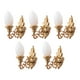 thumbnail image 2 of 5 Miniaturas de Lámparas de Pared, Apliques de Pared para Muebles de Ensueño Dorado, 2 of 9