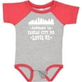 thumbnail image 3 of Inktastic Kansas City Missouri Loves Me Skyline Boys or Girls Baby Bodysuit, 3 of 5