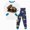 H054-White, variant on NOLDARES Boys Girls Prints Pajamas 2 Pieces Long Sleeve Jammies Set Toddler Pjs Sleepwear(H054-White)