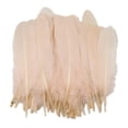 thumbnail image 2 of 50 plumas de ganso, plumas naturales, plumas decorativas, plumas decorativas, Rosa claro, 2 of 7