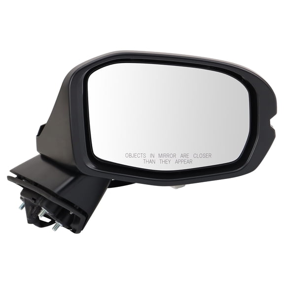 TRQ Passenger Side Power Mirror Smooth Black Textured Fits 2023-2024 Honda CR-V HO1321364