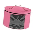 thumbnail image 2 of Caja de almacenamiento de sombrero Contenedor de sombrero de viaje relleno Almacenamiento de juguetes Reduce Box Organizador de fieltro para la Rosa, 2 of 8
