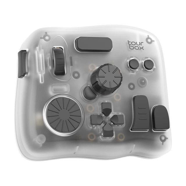 Controlador Bluetooth Tour Box Elite Plus para edición en iPad