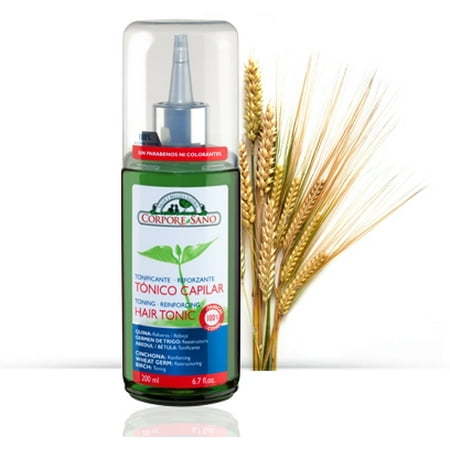 CORPORE SANO REINFORCING TONIC FOR HAIR LOSS-100% Plant Based-NO PARABENS-+82% Efficiency Tested-200 ml/6.7 fl.