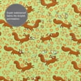thumbnail image 3 of Disketp Floral Squirrel Stall Fabric Shower Curtain Liner Waterproof - 72" x 72", Lightweight Stall Size Shower Curtain Machine Washable - 60x72, 3 of 5