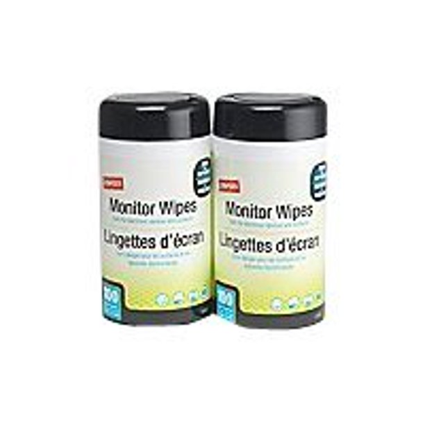 Staples Monitor Wipes Cleaning wipes (pack of 2 )