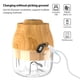 thumbnail image 3 of Eléctrica De Ajo, Prensa De Ajo, Procesador De Alimentos Portátil Inalámbrico, Mini Picadora Eléctrica De Alimentos Para Picar Verduras Y Ajo sonducket HA045293-02, 3 of 6