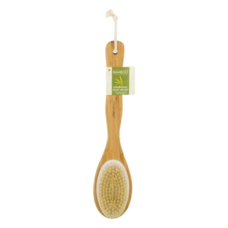 Swissco Bamboo Collection Double Sided Exfoliating Back Brush
