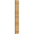thumbnail image 2 of 10 3/4"W X 67"H Timbercraft Two 5 3/8" Boards Joined Board-N-Batten Shutters, Rough Sawn Western Red Cedar (Per Pair), 2 of 13
