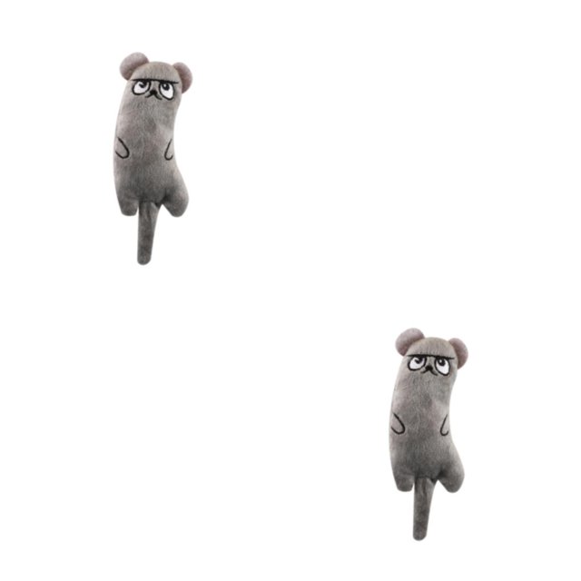 Methold Bonitos juguetes para gatos, divertidos juguetes de felpa, Mini molienda de hierba gatera para masticar, suministros para mascotas de Type1 NO1