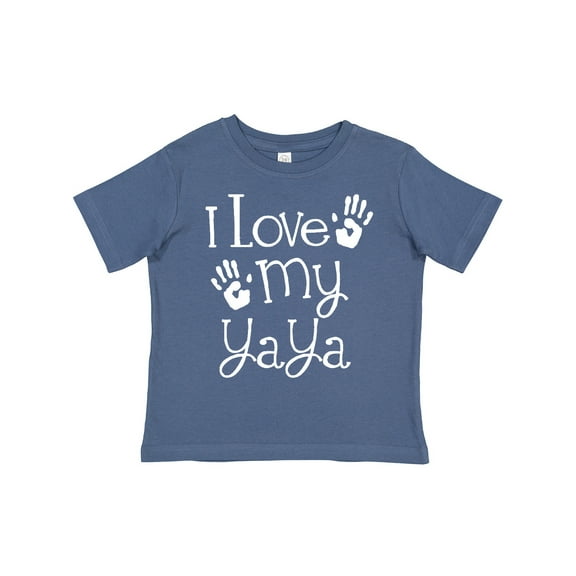 Inktastic I Love My Yaya Grandchild Boys or Girls Toddler T-Shirt