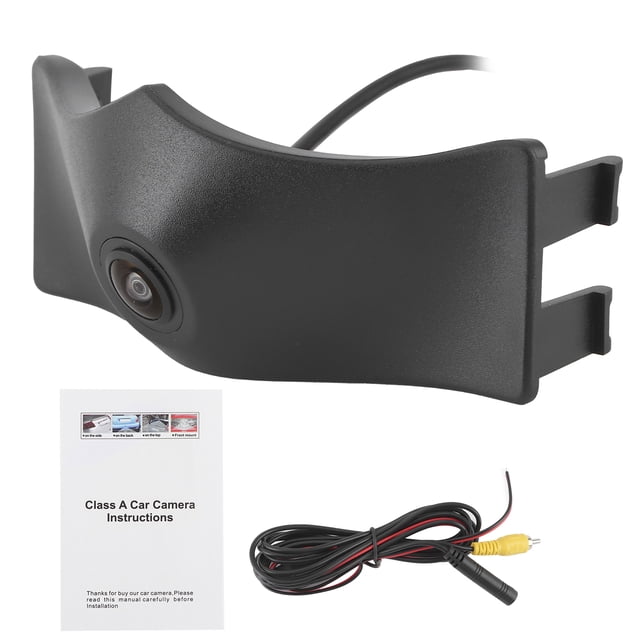 JUSPOCKET Cámara de visión frontal CCD Parrilla para coche integrada IP68 resistente al agua de alta resolución apta para A6L 2018