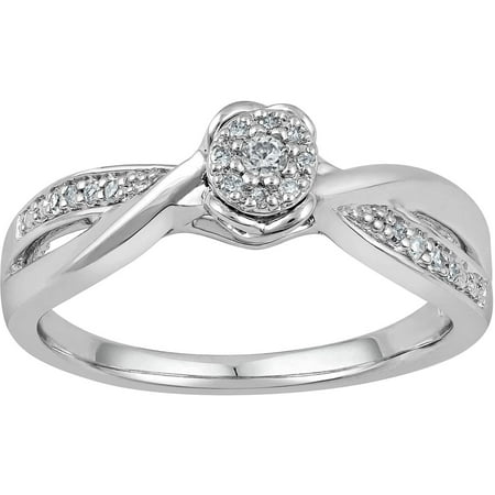 Everlasting Promise 1/10 Carat T.W. Sterling Silver Promise Ring