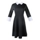 thumbnail image 3 of Estilo académico Falda negra Vestido clásico de mujer negra para fiesta de disfraces de Halloween Likrtyny Para estrenar, 3 of 8