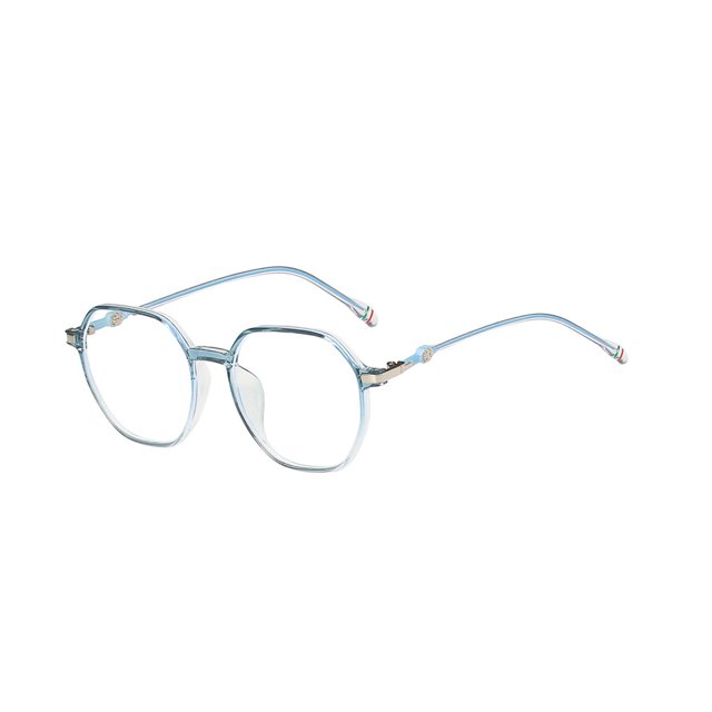 Minnieouse Gafas lisas, forma cuadrada, gafas de cristal para ordenador, gafas de montura grande para accesorios ópticos para fotos, Type3 NO3
