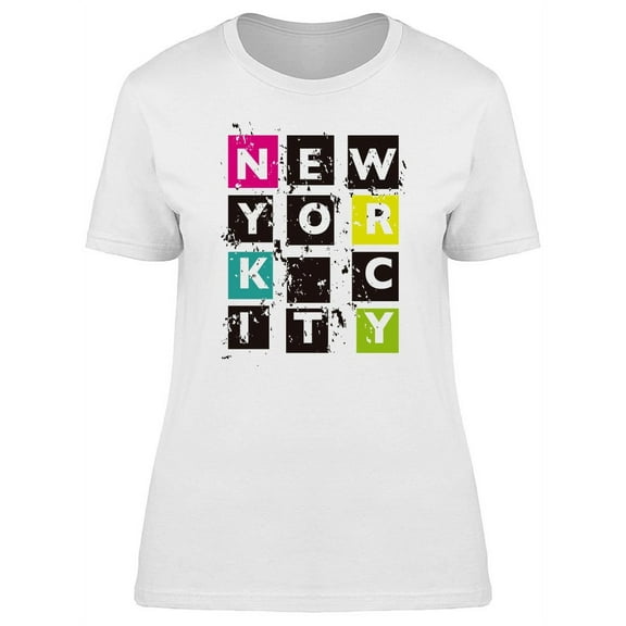 Urban Design New York City NYC T-Shirt Women -Image by Shutterstock, Female x-Large