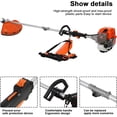 thumbnail image 3 of 52CC 2-Cycle Gas  Wacker 5-in-1 String Trimmer High Power Brush Cutter for Lawn and Garden, 3 of 7