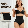 thumbnail image 4 of GAI YI High Waisted Underwear for Women Seamless No Show Quick Dry Invisible Panties Black L, 4 of 7