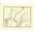 thumbnail image 3 of Longman 24x20 Black Modern Framed Museum Art Print Titled - Illinois with Environs of Albion - Longman 1822, 3 of 5