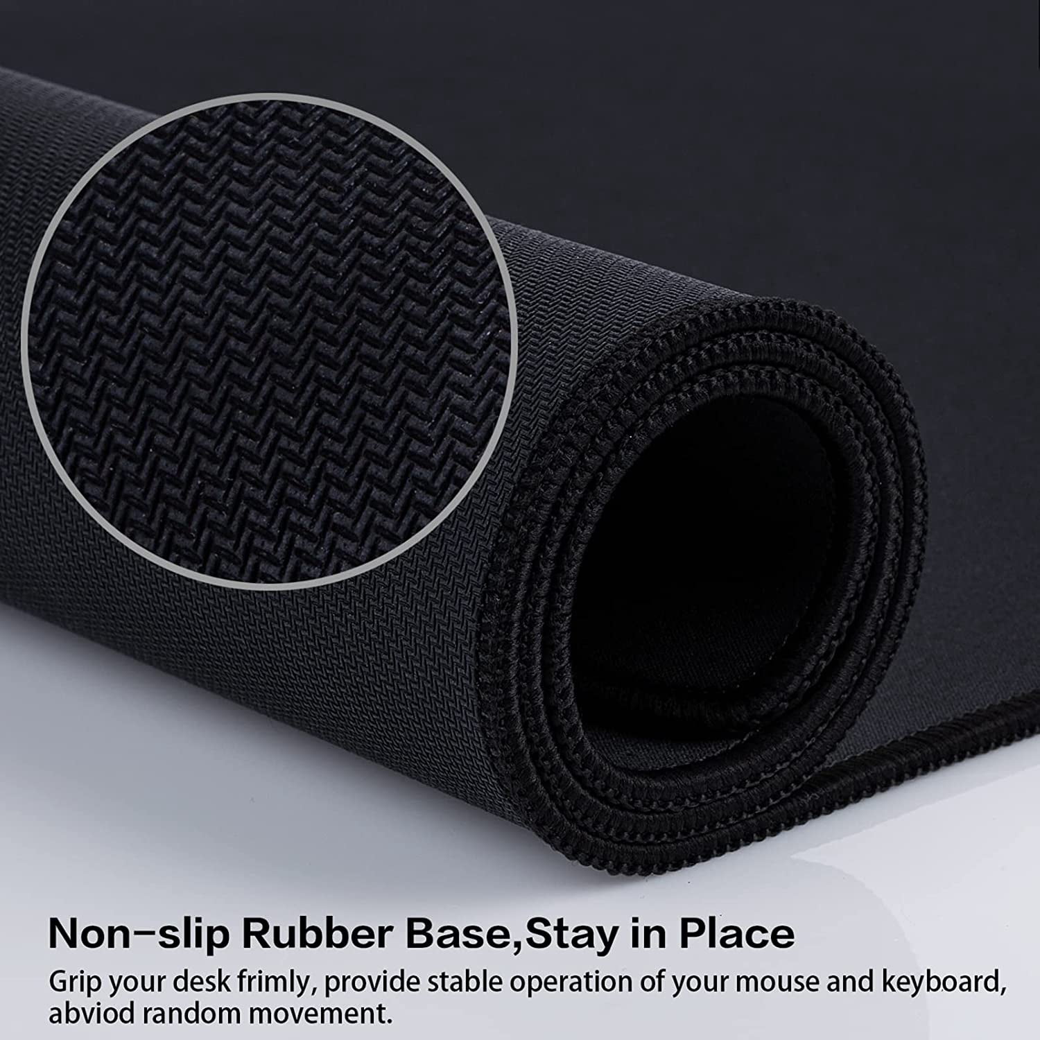 Gaming Mouse Pad (31.5x15.7in) 3mm Thickness XX-Large Extended Mousepad Big Computer Keyboard Full Desk Mousepad with Anti-Slip Base Anti-Fray