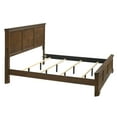 thumbnail image 3 of King Size Traditional Bedroom Furniture With Dresser, Mirror & 2 Night Tables Walnut For Bed Nightstands In Antique Walnut, American Style And Distressed Finish, 3 of 6
