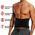 thumbnail image 7 of Vaslanda Neoprene Waist Trainer Belt for Men - Waist Cincher Trimmer - Slimming Body Shaper Belt - Sport Girdle Belt, 7 of 7