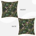 thumbnail image 3 of Fotbe Mallard Ducks And Water Pattern Velvet Decorative Throw Pillow Covers with Elegant Piping, Soft Plush Cushion Cover for Sofa, Bed, Car, Office-16"x16", 3 of 8