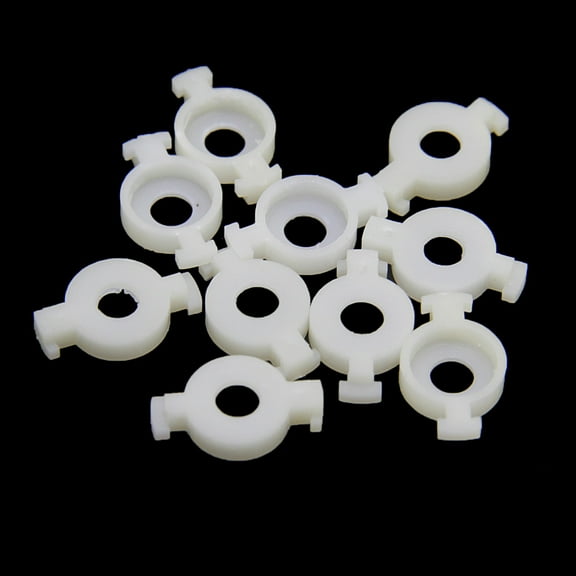 Pack of 100 Plastic Trumpet Valves Guides Trumpet Valves Spring Guides Replacement Parts For Musical Instrument Repair