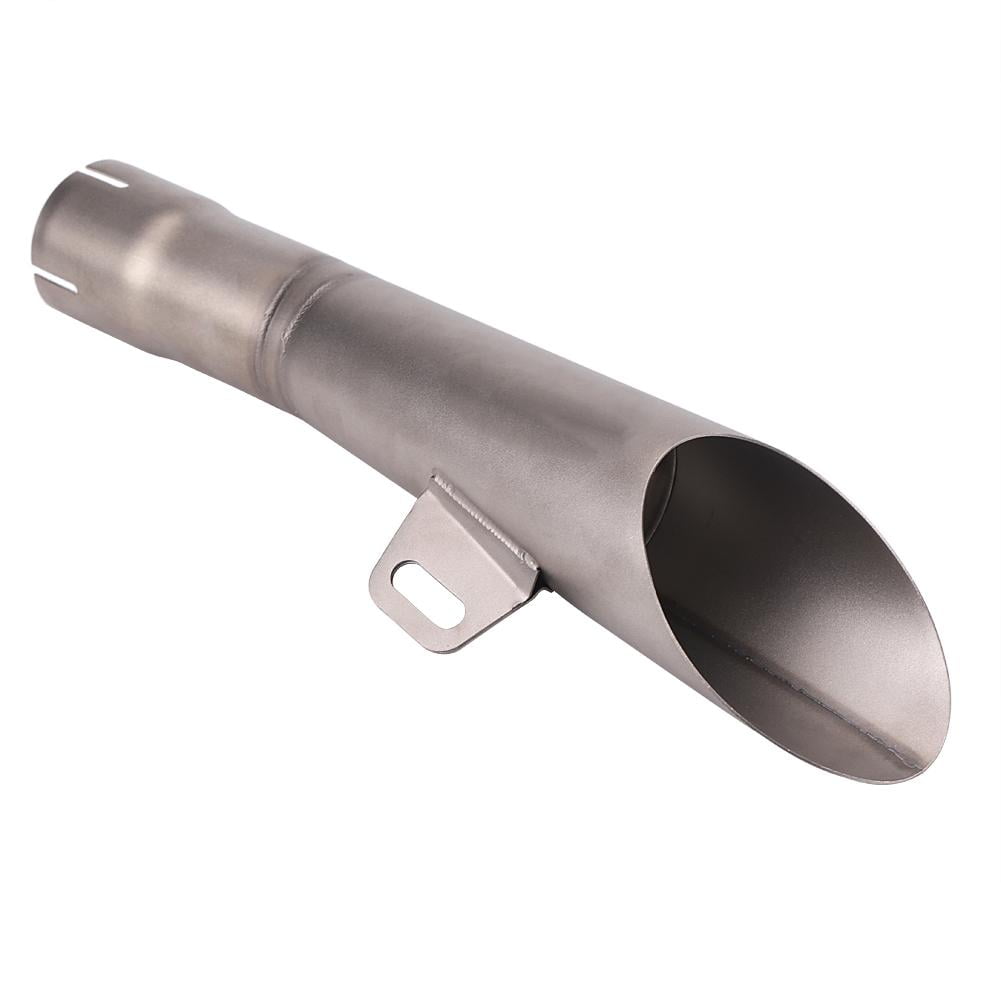 HERCHR Muffler Pipe, Stainless Steel Universal Motorcycle Motocross
