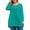 MM#-Turquoise, variant on JULMCOMO Khaki Plus Size Blouse for Women 4x-5x Long Sleeve Crew Neck Tshirts 2024 Trendy Basic color Tee Shirts Loose Oversized Tunics Khaki 4XL