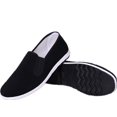 thumbnail image 1 of APIKA Chinese Traditional Old Beijing Shoes Kung Fu Tai Chi Shoes Rubber Sole Unisex Black, 1 of 8