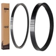 thumbnail image 2 of 10L0L Golf Cart Drive Belt & Starter Belt for EZGO TXT Medalist Workhorse 1994-up 72054-G01,26414-G01, 2 of 8