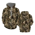 thumbnail image 4 of Sudadera con capucha de moda para hombre, con estampado de camuflaje forestal, para exteriores, ropa de calle de primavera, sudaderas con capucha de gran tamaño informales, jerséis con cremallera, 4 of 4