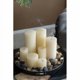 thumbnail image 3 of Vela de cera de soja sin aroma 4x6" 2PK, marfil, 3 of 4