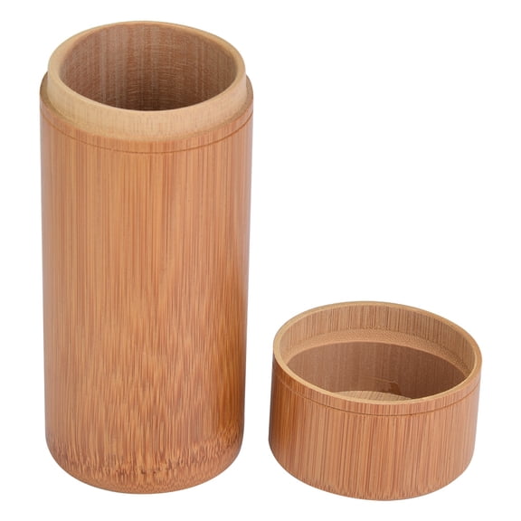 NFTIGB Portable Bamboo Tea Jar Storage Holder Container Box Medium Size Scent Preserving Eco-Friendly Canister For Coffee Beans Nuts Spices With Lid [cite: 1, 2, 5, 6, 7]