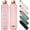 Pink Gold Cap, variant on 32oz Water Bottle with Times to Drink, Lightweight Motivational Water Bottle with Time Marker, BPA Free Reusable Water Bottle with Hydrating Reminder for Gym Fitness Workout Travel
