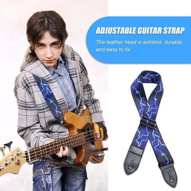 Correa de cuero ajustable para guitarra ukelele cuello colgante instrumentos musicales Barbie Nuevos Originales