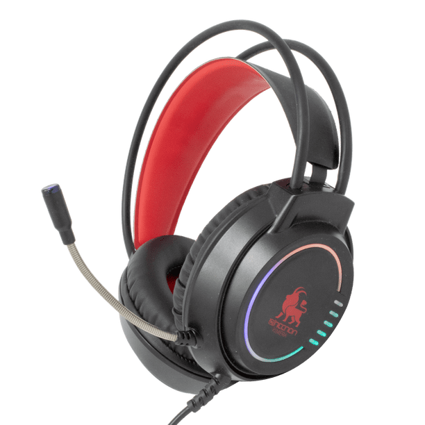Audífonos Gamer NECNON NBHG-KIMERA Headphones 3.5m /vc rojo Unitalla