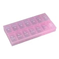 thumbnail image 2 of Organizador de pastils de 14 compartimentos, , , estuche , 2 veces , pastillero portátil, caja de almacenamiento Sunnimix Organizador de almacenamiento, 2 of 8