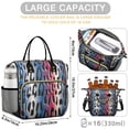 thumbnail image 5 of Colorful and Black Of Leopard Print Womens Lunch Box for Work,Insulated Large Lunch Bag for Tween and Teen,Loncheras Para Mujer,Leakproof Adult Lunch Bag for Work,Beach,Travel,Picnic,Camping, 5 of 7