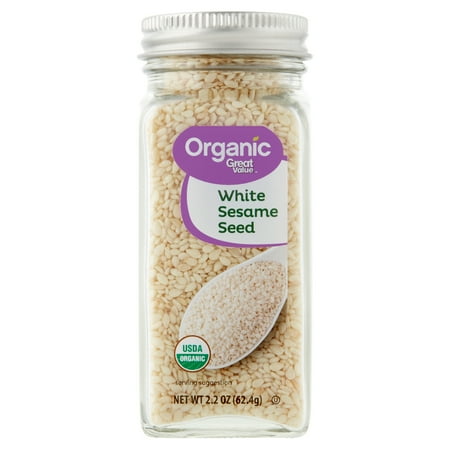 GREAT VALUE, ORGANIC WHITE SESAME SEEDS